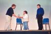 Dan Madsen receiving an award