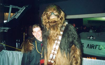 Chewbacca and I at the Denver Star Wars Celebration.